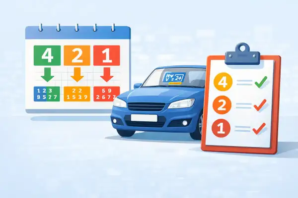 Calendario y lista de verificación para saber cuándo caduca la ITV de tu coche.